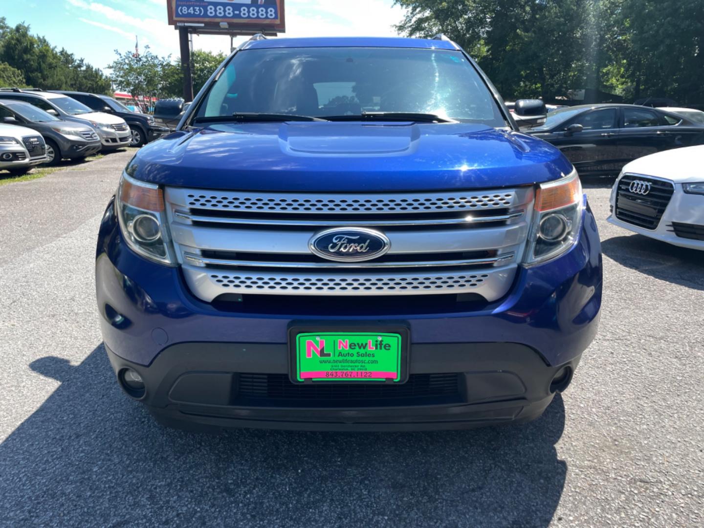 2015 BLUE FORD EXPLORER XLT (1FM5K7D86FG) with an 3.5L engine, Automatic transmission, located at 5103 Dorchester Rd., Charleston, SC, 29418-5607, (843) 767-1122, 36.245171, -115.228050 - Photo#1